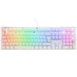 Ducky One 3 Aura White Gaming Tastatur, RGB LED - MX-Silent-Red image number null