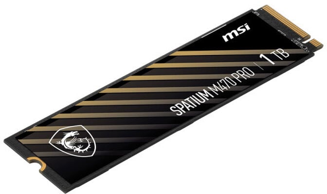 MSI SPATIUM M470 PRO SSD, PCIe 4.0 M.2 Typ 2280 - 1 TB image number 3