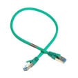 InLine Patchkabel Cat.6A, S/FTP (PiMf), 500MHz, gr&uuml;n - 0,5m image number null