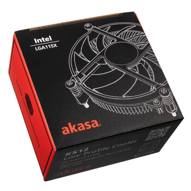 Akasa AK-CC6308EP01 Low Profile CPU Cooler - 92mm image number 7