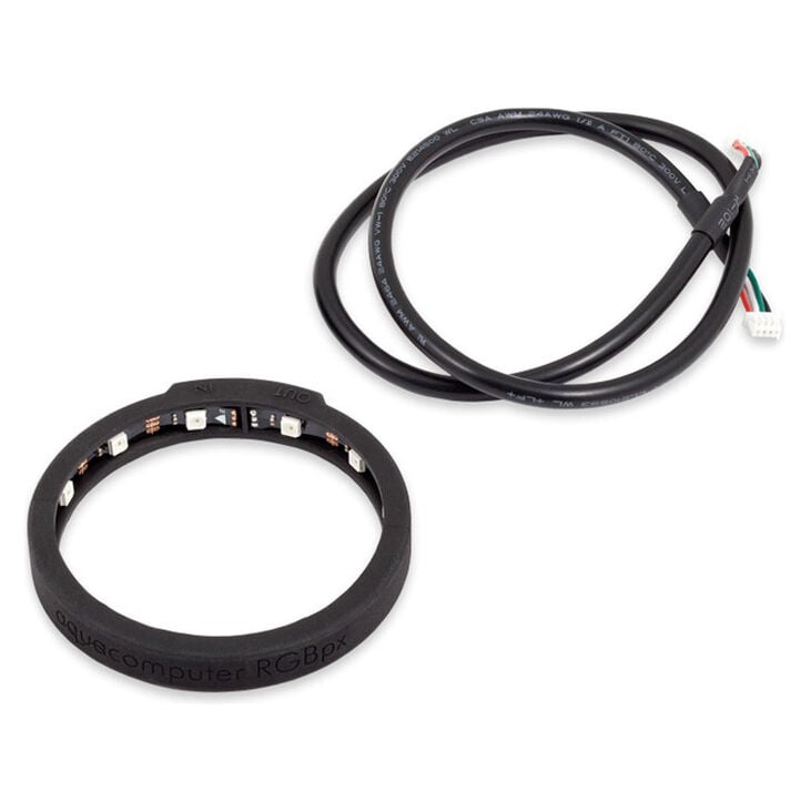 aqua computer RGBpx LED ring for 60 mm reservoir, 12 addressable LEDs image number 1