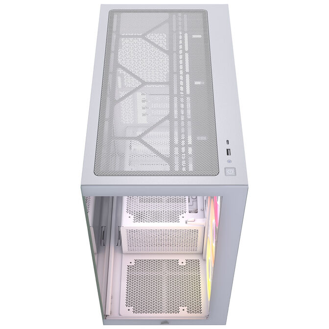 Corsair 2800X RS-R ARGB PC-Geh&auml;use, Mini-Geh&auml;use, mATX, Tempered Glass - inklusive 3x 120-mm-L&uuml;fter, wei&szlig; image number 2