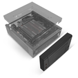 SilverStone Milo 10 Mini PC Case, Mini-ITX - black image number null