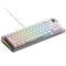 Glorious GMMK 3 Pro 65 % Custom Gaming-Tastatur - Pre-Built, ANSI (US), Fox Switches, silber