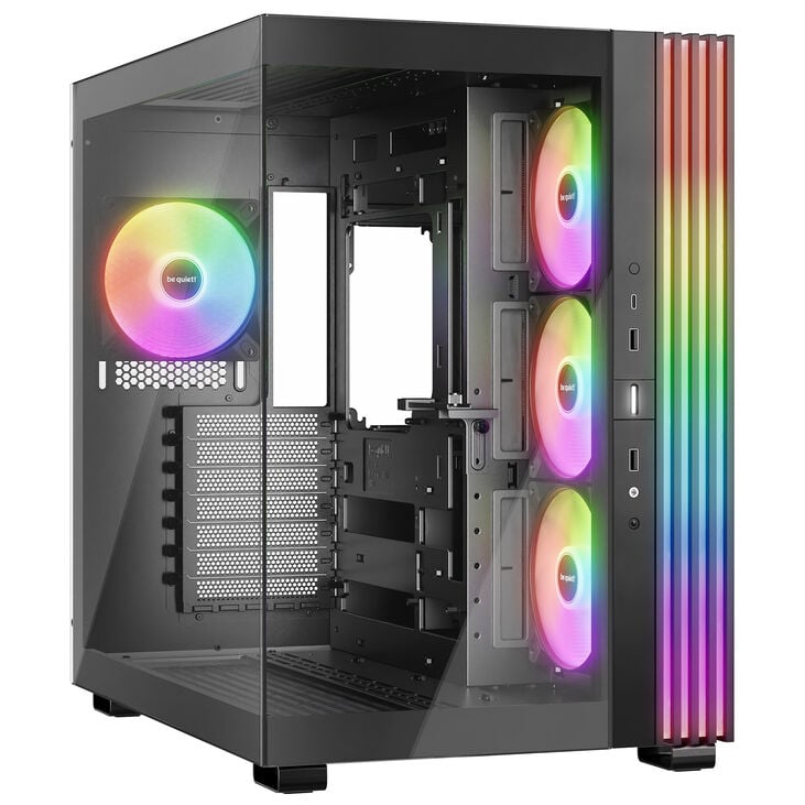 be quiet! Light Base 600 LX Midi-Tower, Tempered Glass, ARGB - schwarz image number 0