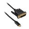Akasa Type C Adapter Cable to DVI - black