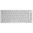 Glorious GMMK Pro White Ice 75% TKL Keyboard - Barebone, ISO Layout, Silver image number null