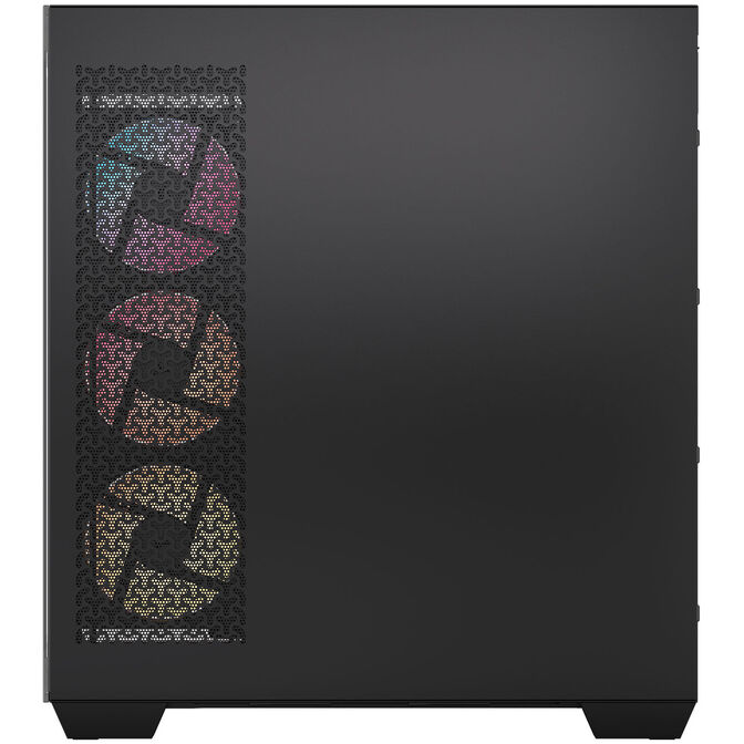 Corsair 3500X LX-R PC Case, Mid Tower, E-ATX, RGB, Tempered Glass - black image number 7