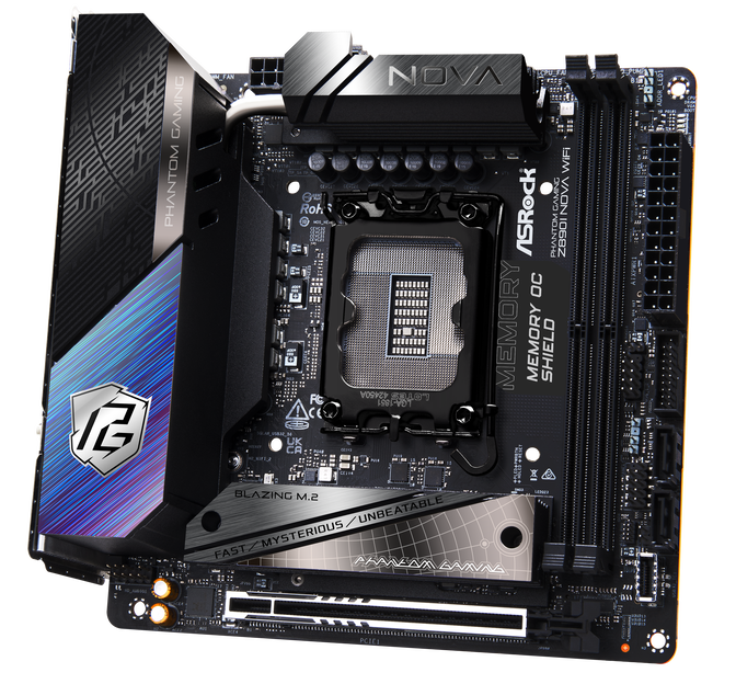 ASRock Z890I NOVA WiFi Mainboard, Sockel LGA 1851, Intel Z890, Mini-ITX, DDR5 image number 6