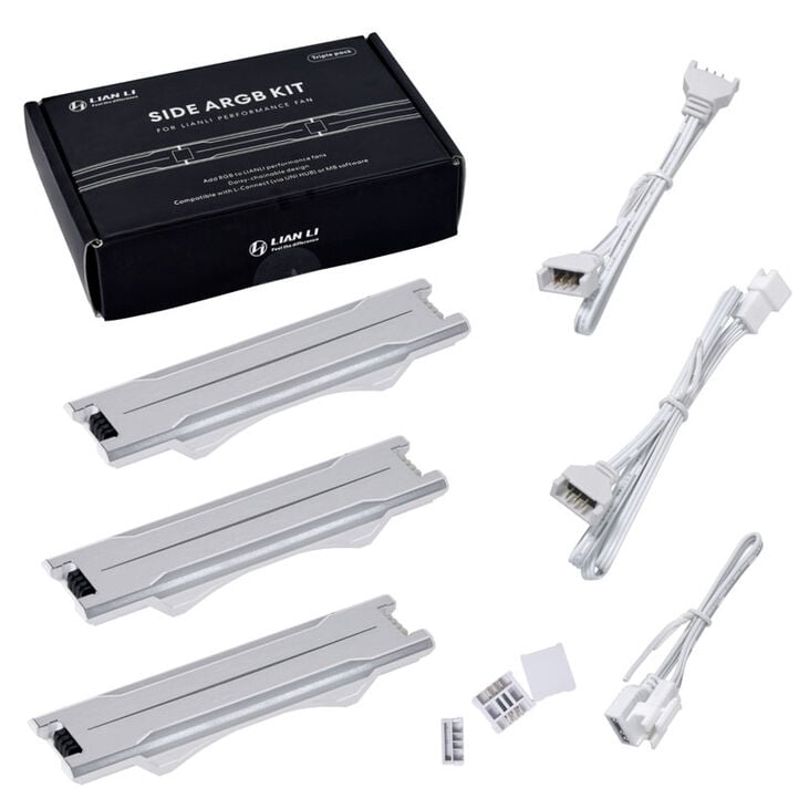 Lian Li UNI FAN P28 Side ARGB Strip, 3er Pack - weiß image number 7