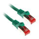 InLine Patch Cable Cat.6, S/FTP (PiMf), 250MHz, green - 1m
