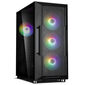 Zalman i3 Neo PC Case, Mid Tower, ATX, RGB, Tempered Glass - black