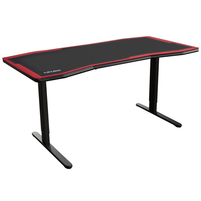 Nitro Concepts Gaming Tisch D16M Carbon Red 1600x800 image number 0