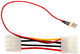InLine 3-Pin zu 4-Pol Molex Lüfteradapterkabel