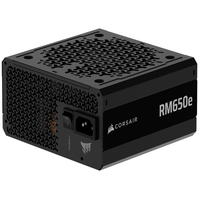 Corsair RMe Series RM650e 80 PLUS Gold power supply, modular, ATX 3.1, PCIe 5.1 - 650 watts, black image number 0