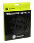 Bitspower FAN ADAPTER 140mm auf 120mm - black image number null