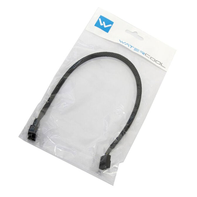 Watercool 4-Pin PWM Verl&auml;ngerung, schwarz - 30cm image number 2