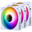 PHANTEKS M25 Gen2 PWM D-RGB L&uuml;fter 3er-Pack - Reverse Blade, 140mm, wei&szlig; image number null