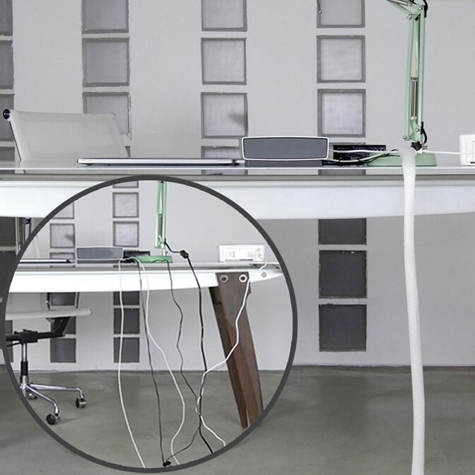 LABEL THE CABLE Kabelschlauch 2m - wei&szlig; image number 3
