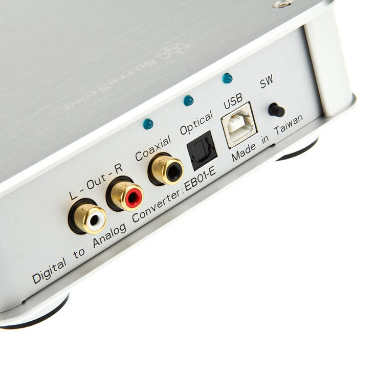 SilverStone SST-EB01S-E Ensemble Digital to Analog Converter - silber image number 3