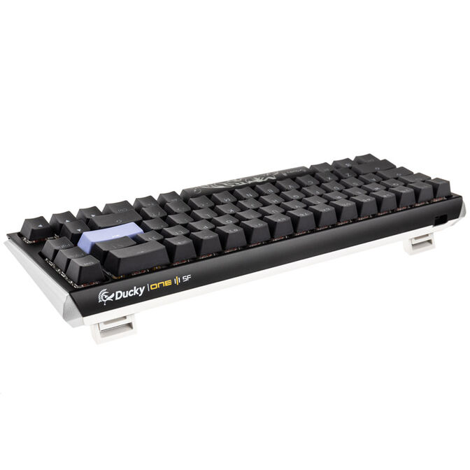Ducky One 3 Classic Black/White SF Gaming Keyboard, RGB LED - MX-Black (US) image number 2