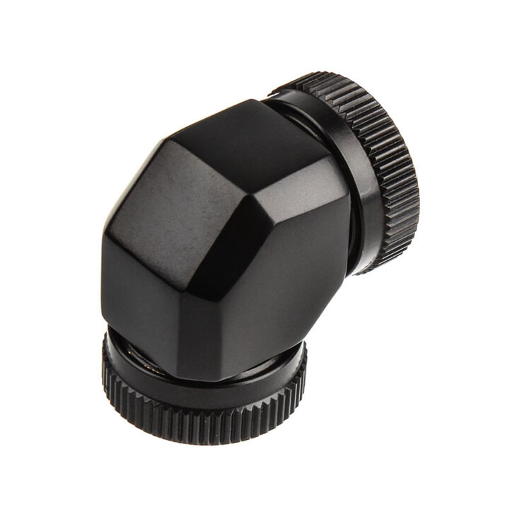 PHANTEKS Hard-Tube Adapter 2x 12mm 90 Grad - schwarz image number 0