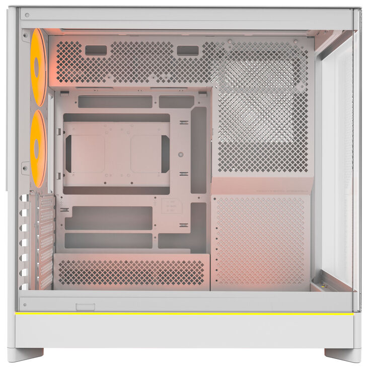 Montech HS02 PRO PC-Gehäuse, Midi-Tower, ATX, Tempered Glass, ARGB - weiß image number 4