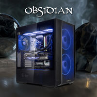 Gaming-PC Obsidian, AMD Ryzen 7 7800X3D, NVIDIA GeForce RTX 4080 Super - Fertig-PC