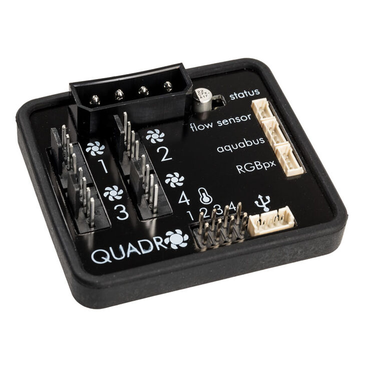 aqua computer QUADRO Lüftersteuerung für PWM-Lüfter image number 0