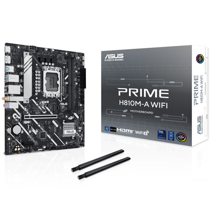 ASUS Prime B810M-A WiFi Motherboard, socket LGA 1851, Intel H810, mATX, DDR5 image number 0