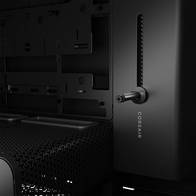 Corsair FRAME 4000D RS Wood PC Case, Mid-Tower, E-ATX - Wood, Black image number 14
