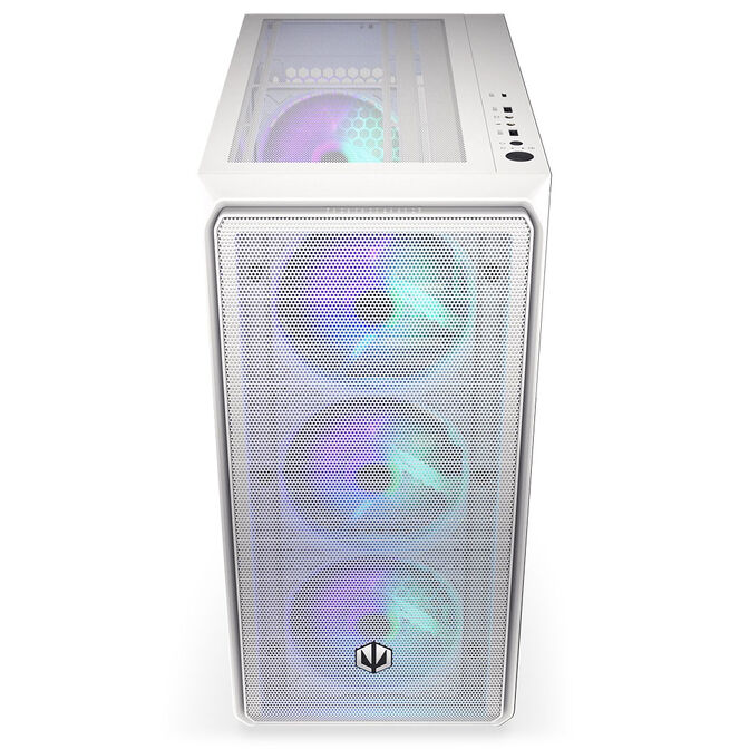Endorfy Arx 500 ARGB PC Case, Mid Tower, ATX, Tempered Glass - including 4x 140mm ARGB Fans, White image number 5