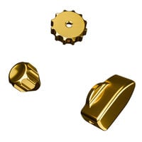 Ascher Racing Knob Kit Pro Steering Wheel Accessory, CNC Aluminium, Artura Ultimate/Pro - Gold