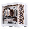 Jonsbo TK-4 Case, Midi Tower, ATX, Tempered Glass - White image number null