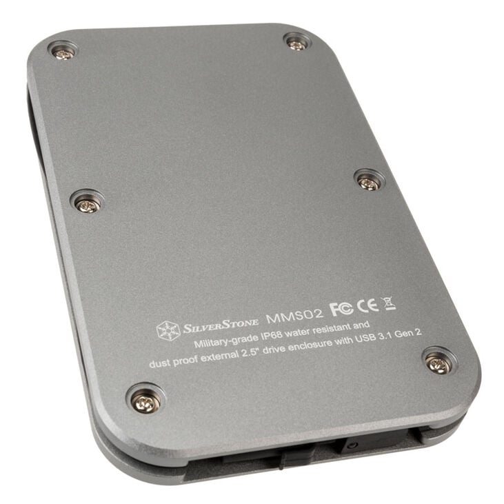 SilverStone SST-MMS02C, external hard drive enclosure - silver image number 2
