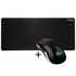 Ducky Feather Gaming Mouse, ARGB - Huano Switches, black/white + Mousepad image number null