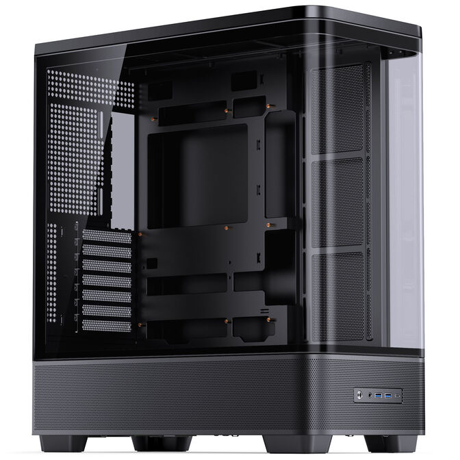 Jonsbo TK-5 PC-Geh&auml;use, Midi-Tower, ATX, Tempered Glass - schwarz image number 0