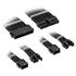Kolink Core Standard Braided Cable Extension Kit - Jet Black image number null