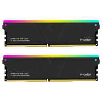 V-Color Skywalker Plus RGB DDR4-3200 RAM, CL22 - 16 GB Dual-Kit, schwarz