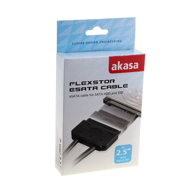 Akasa Flexstor eSATA-Kabel f&uuml;r 2,5-Zoll-SATA-HDD und -SSD image number 2