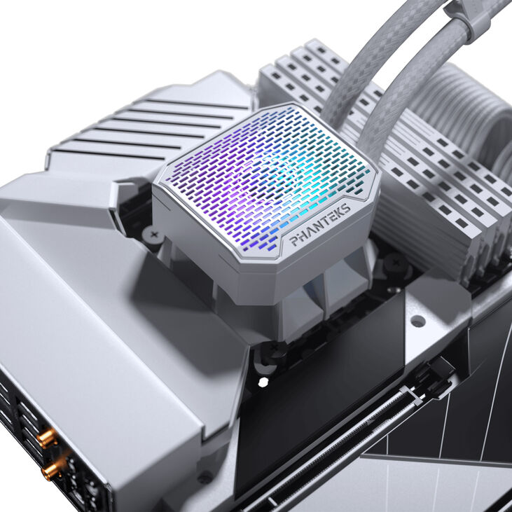 PHANTEKS XT Pro Ultra + Glacier One 360M25 Gen2 DRGB, 360mm, Bundle - white image number 9