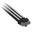 Corsair Premium Sleeved 12V-2x6 zu 2x 6+2-Pin-PCIe-Kabel, Universal - schwarz/wei&szlig; image number null