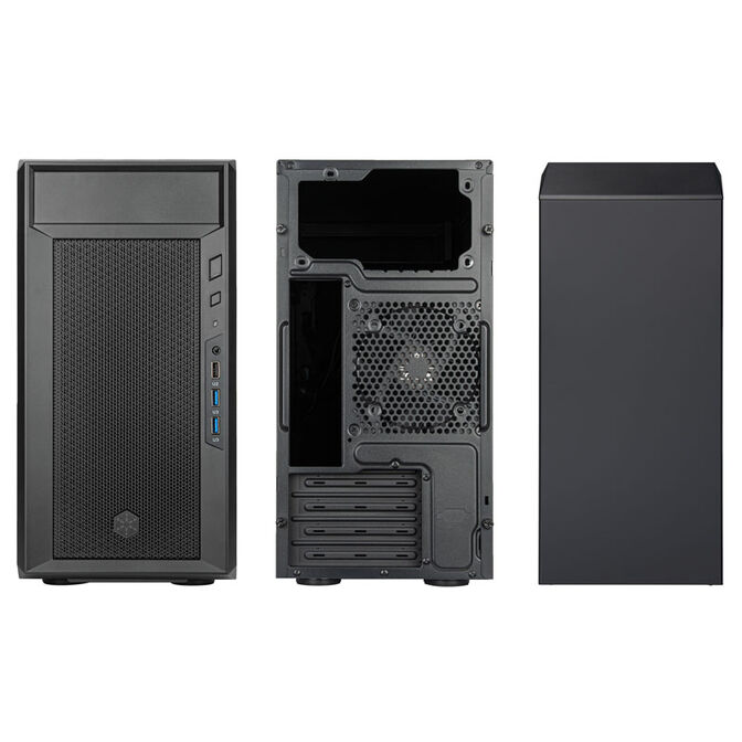 SilverStone Fara R311 Micro-ATX case - black image number 1