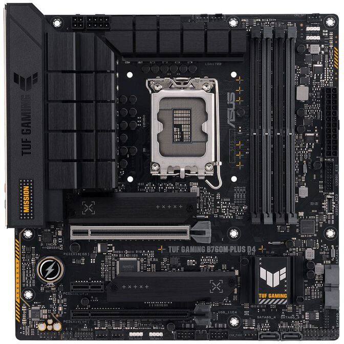 ASUS TUF Gaming B760M-Plus D4, Intel B760 Mainboard - Sockel 1700, DDR4 image number 2