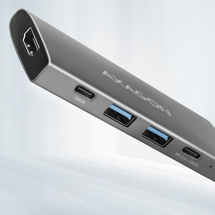 Axagon HMC-5G21 USB-C 10Gbps SPEEDSTER 5in1 hub image number 1