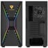 Aerocool Cronus Mid Tower, ARGB, Tempered Glass - Black image number null