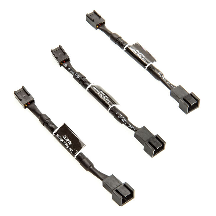 Noctua NA-SRC10 Low-Noise-Adapterset, 3-Pin - 3 Stk. image number 0