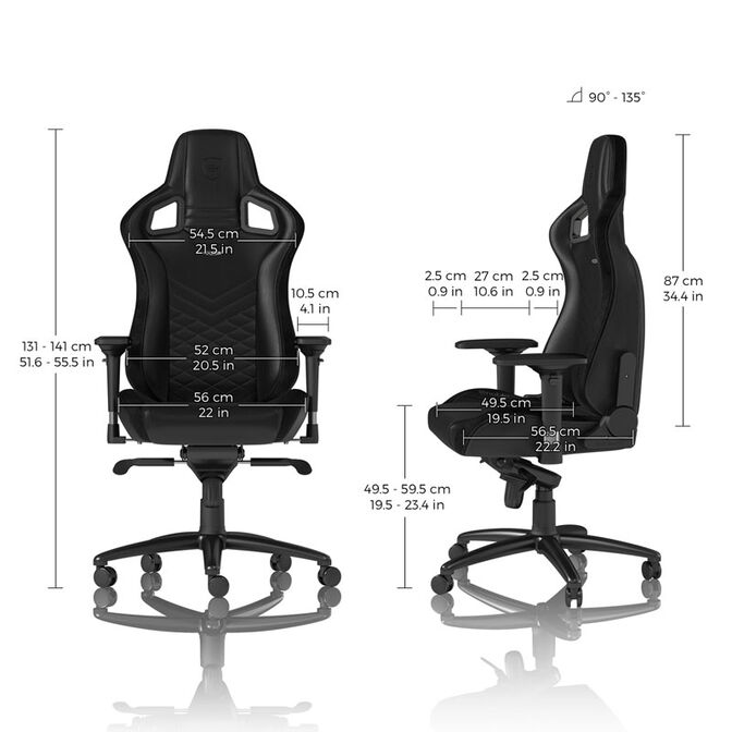 noblechairs EPIC Gaming Chair - black image number 2