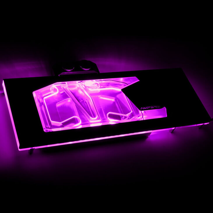 Watercool Heatkiller V for RTX 3080/3090 EVGA XC3, ARGB - Nickel + Acetal, black image number 7