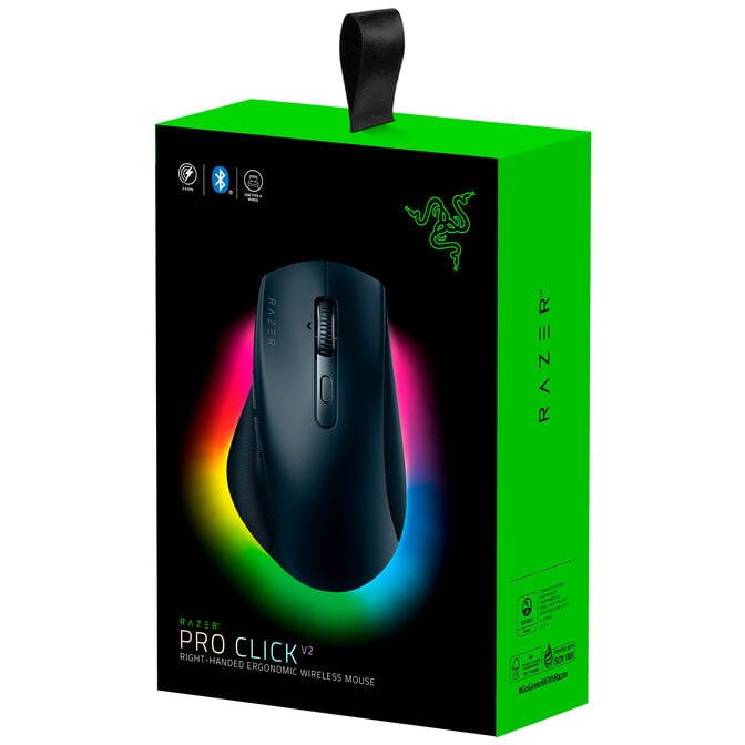 Razer Pro Click V2 Wireless Gaming Mouse, RGB - Black image number 12
